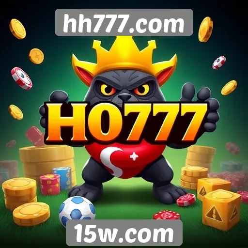 Variedade de jogos disponíveis em hh777.com